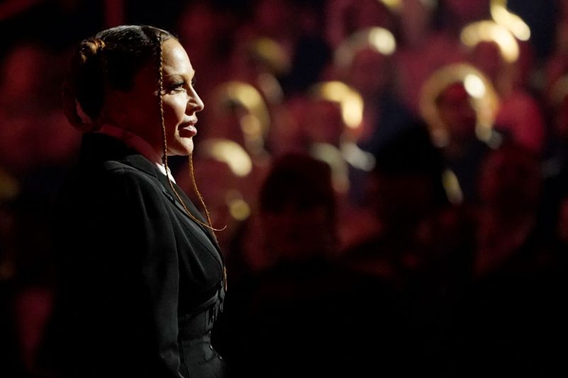 Sängerin Madonna bei der Verleihung der 65. Grammy Awards.