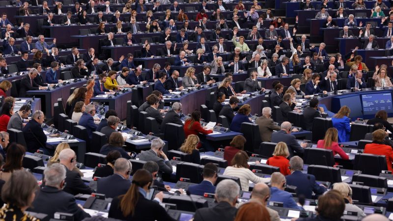 Sitzung des Europäischen Parlaments in Straßburg.