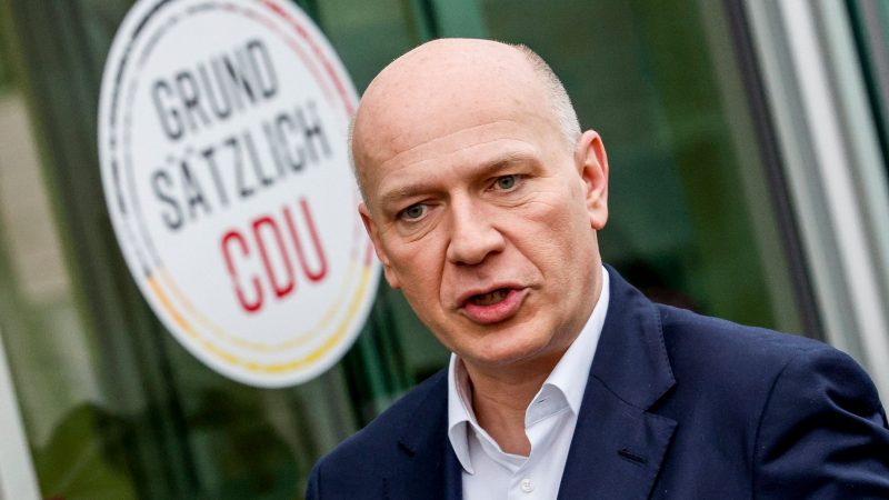 CDU-Spitzenkandidat und Wahlsieger Kai Wegner:  «Unser Auftrag ist es, eine stabile Regierung zu bilden».