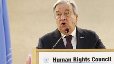 UNO-Generalsekretär fordert jährlich 500 Milliarden Dollar von reichen für ärmere Staaten