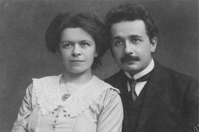 Einstein mit Ehefrau Mileva Maric