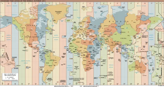 Zeitzonen der Welt