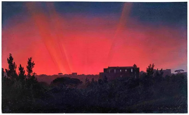 Ölmalerei „Polarlichteffekte“ (1848)