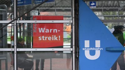 „Bevölkerung in Geiselhaft“: Arbeitgeber kritisieren Gewerkschaften vor Streik-Montag