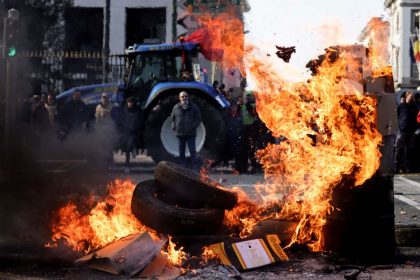 Brüssel: Traktor-Blockade gegen „Klimapolitik“ der Regierung