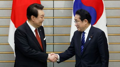 Japan und Südkorea gehen aufeinander zu