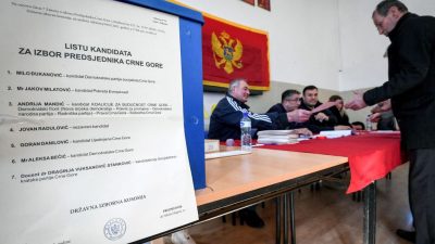 Montenegro wählt neuen Präsidenten