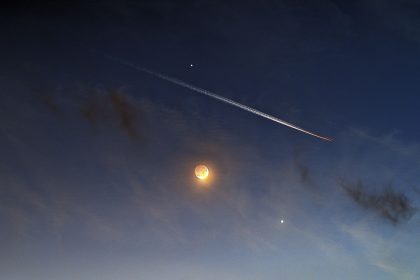 Jupiter und Venus in enger Eintracht am Himmel