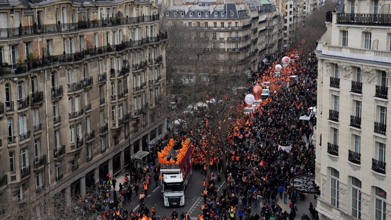 Streik in Paris.