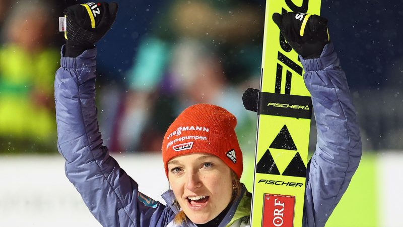 Glänzte bei der Nordischen Ski WM in Planica als Dreifach-Weltmeisterin: Katharina Althaus.