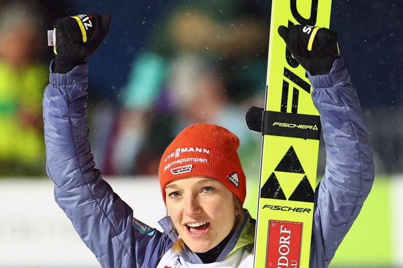 Glänzte bei der Nordischen Ski WM in Planica als Dreifach-Weltmeisterin: Katharina Althaus.