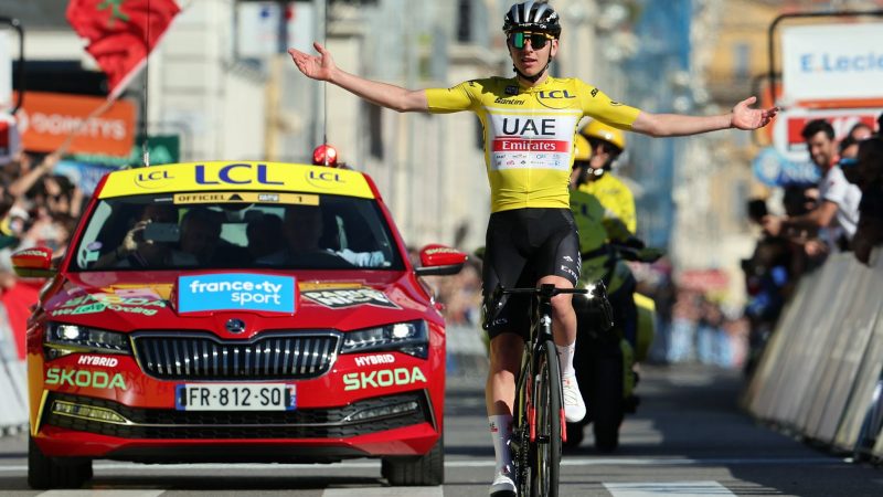 Tadej Pogacar hat die Radfernfahrt Paris-Nizza gewonnen.