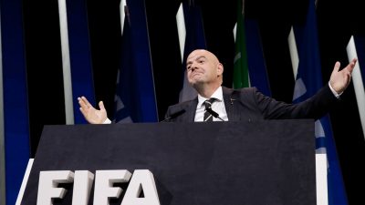 Ohne deutsche Unterstützung: Infantino als FIFA-Präsident wiedergewählt