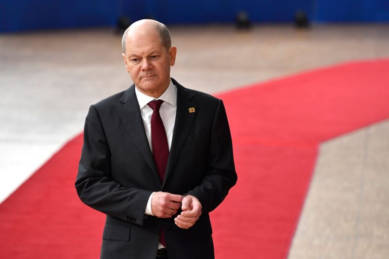 Bundeskanzler Olaf Scholz zeigt sich positiv.