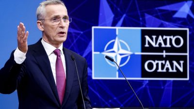 NATO-Generalsekretär Stoltenberg überraschend in Kiew eingetroffen