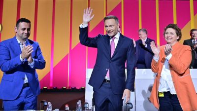 Lindner als FDP-Vorsitzender wiedergewählt