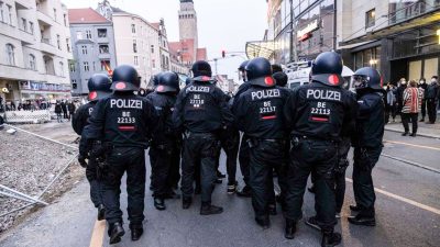 Erwartete Mai-Proteste: Berliner Polizei mit 6.300 Beamten im Einsatz