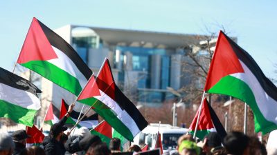 Propalästinensische Demonstrationen am Wochenende verboten