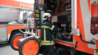 Hamburg im Rauch nach Großbrand