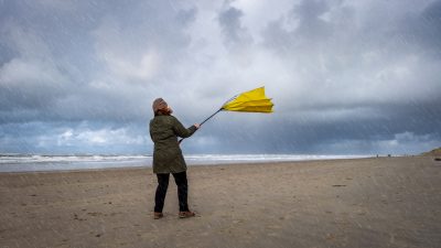 Ungemütliches Aprilwetter: Es wird windig und regnerisch