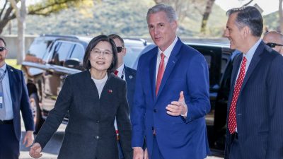 Peking schickt nach Treffen von Tsai und McCarthy Kriegsschiffe nach Taiwan
