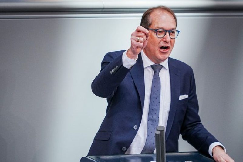 CSU-Landesgruppenchef Alexander Dobrindt wirft der Ampel-Regierung «mangelnde finanzpolitische Seriosität» vor.