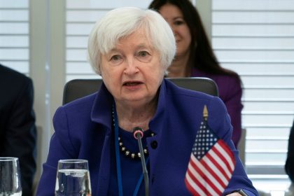 US-Finanzministerin Janet Yellen während der Frühjahrstagung von Weltbank und IWF in Washington.