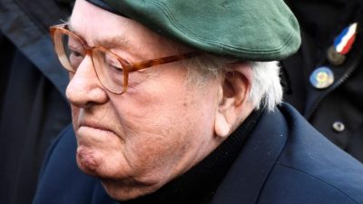 Zustand „ist ernst“: Jean-Marie Le Pen im Krankenhaus