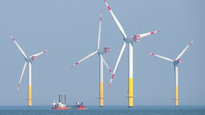 Ein Offshore-Windpark in der Nordsee.