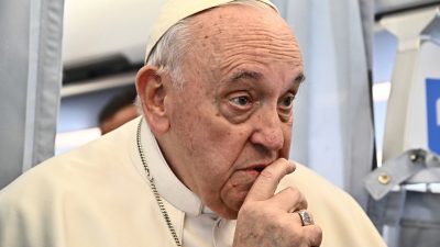 Papst fordert Tempo beim Klimaschutz