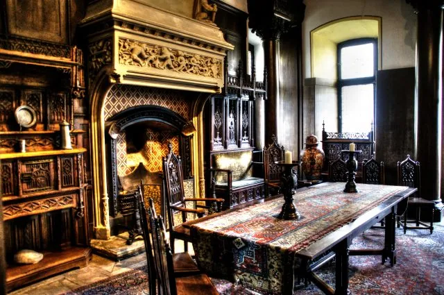 Kaminzimmer der Burg Cochem