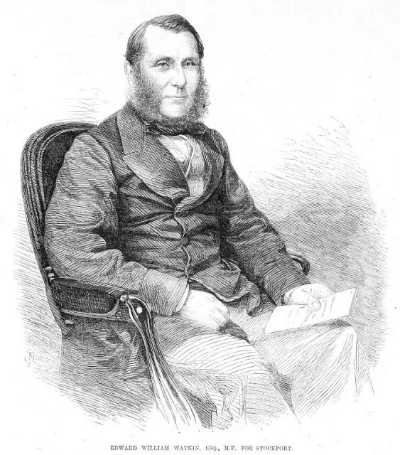 Sir Edward William Watkin, 1st Baronet (* 26. September 1819, † 13. April 1901).