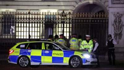 Festnahme und Explosion am Buckingham-Palast