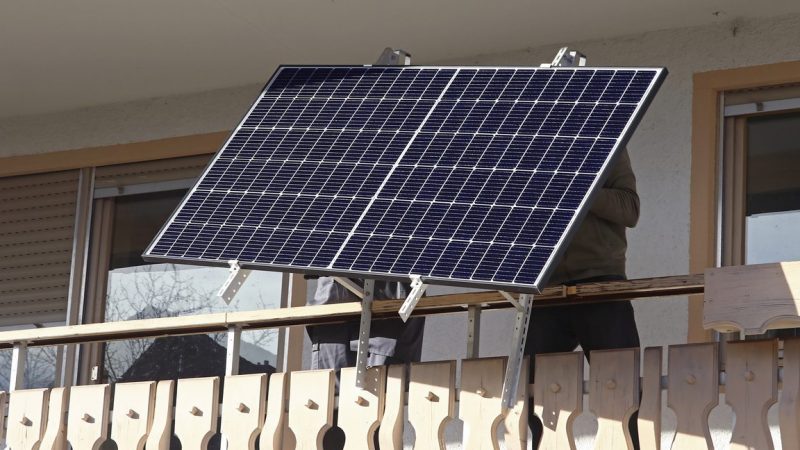 Solar-Balkon: Regierung will Vermieter übergehen – freie Handhabe für Mieter
