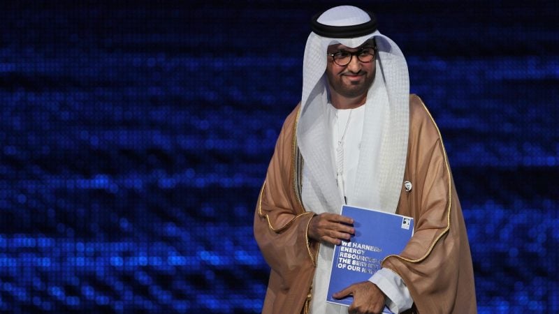 Sultan Ahmed al-Dschaber, der emiratische Staatsminister und CEO der staatlichen Abu Dhabi National Oil Co.