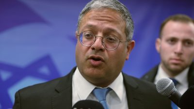 EU sagt Empfang in Israel wegen Teilnahme von Ben-Gvir ab
