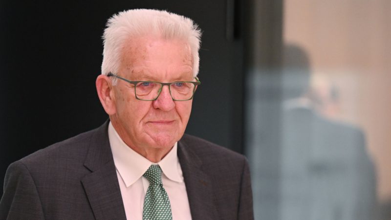 Ministerpräsident Winfried Kretschmann wird 75.