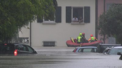 Schwere Unwetter in Italien – rund 900 Menschen evakuiert