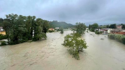 Mindestens acht Tote bei Überschwemmungen in Norditalien