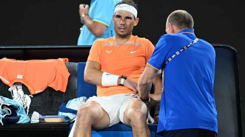 Seit seinem Zweitrunden-Aus bei den Australian Open im Januar plagen Rafael Nadal Schmerzen im Hüftbereich.
