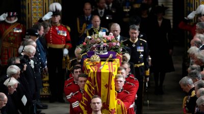 Staatsbegräbnis der Queen kostete 187 Millionen Euro