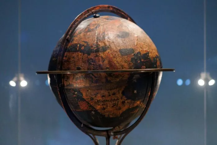 Der &quot;Behaim-Globus&quot; aus dem Jahr 1492 ist im Germanischen Nationalmuseum ausgestellt.