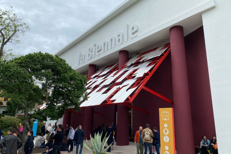 Der Padiglione Centrale, der zentrale Pavillon auf der Architekturbiennale in Venedig.