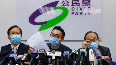 Bekannte demokratische Partei in Hongkong löst sich auf
