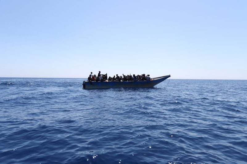 Schon Ende April rettete die Crew der «Geo Barents» Menschen aus dem Mittelmeer.