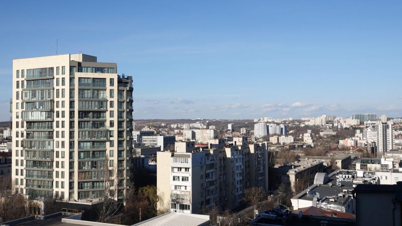 Blick auf das Zentrum von Moldaus Hauptstadt Chisinau.