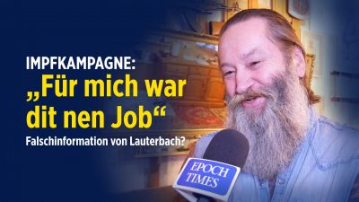 Schauspieler packt über Impfkampagne aus: „Für mich war dit nen Job“ – Falschinformation von Lauterbach?
