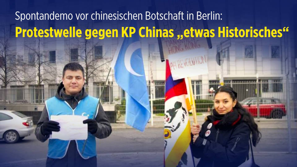 Auch in Berlin: Weltweite Proteste gegen die KP China – „Das ist etwas Historisches“