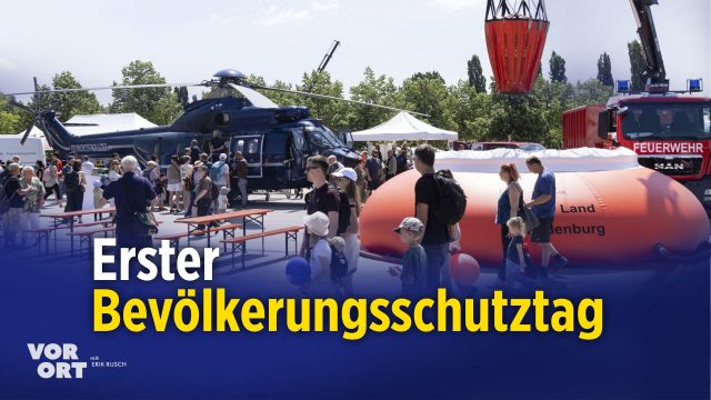 Brand-, Zivil- und Katastrophenschutz: Erster bundesweiter Bevölkerungsschutztag in Potsdam