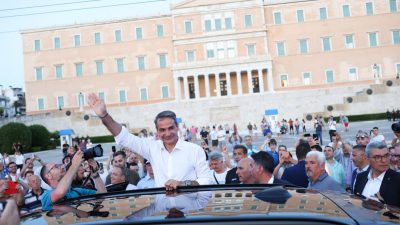 Konservative in Griechenland rechnen mit klarem Wahlsieg